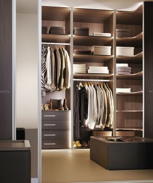 2025小户型别墅步入式衣帽间最新装修图片
