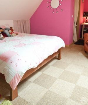 家装90平带平顶阁楼小户型儿童房间最新装修图片