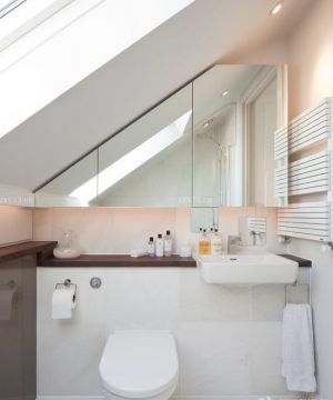 最新90平带平顶阁楼小户型卫生间设计图片欣赏