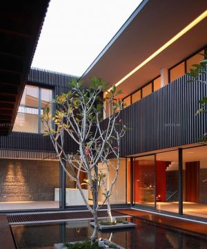 四合院别墅花园设计效果图片大全