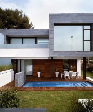 现代风格别墅花园装修设计图片大全