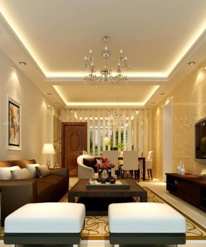 2025现代风格墙画装饰画家装客厅装修效果图片