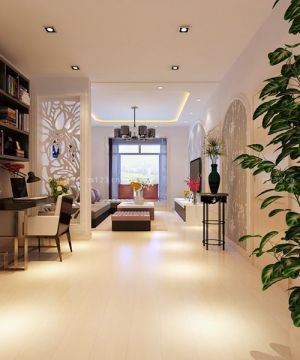 书房镂空隔断设计效果图片欣赏2025