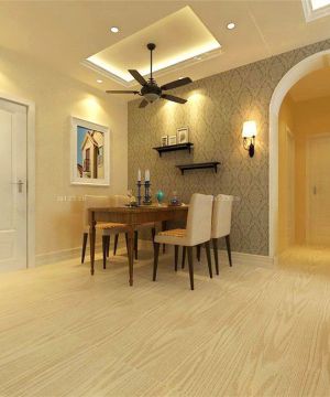 2025时尚餐厅拱形门洞装修图片