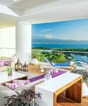 绚丽农村别墅阳台装修图片欣赏