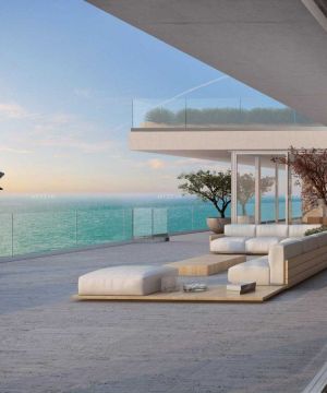 简约乡村二层小别墅阳台设计图片2025