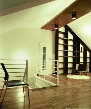 新中式风格浅褐色木地板装修效果图片