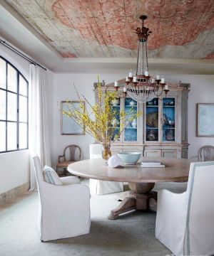 家庭别墅餐厅吊灯设计效果图欣赏2025