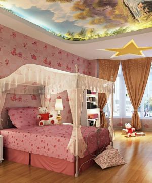 农村盖别墅吊顶装饰设计效果图欣赏2025