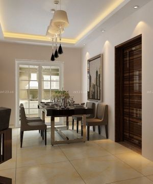 现代风格家装餐厅吊灯装修效果图大全