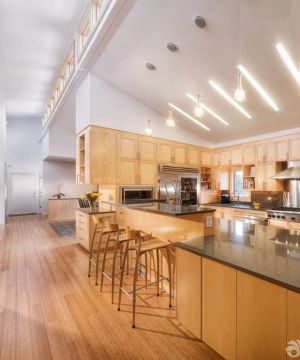 2025家装美式风格农村别墅厨房装修效果图欣赏