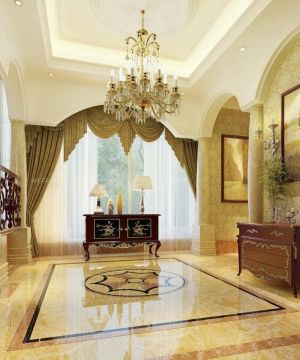 2025豪华自建别墅玄关设计图片大全