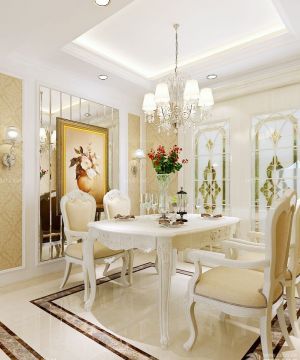 别墅样板房家装餐厅装修效果图片2025