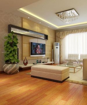 2025特色简约客厅电视背景墙造型设计装修效果图