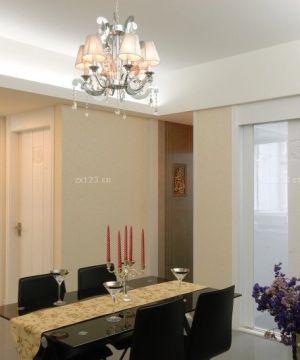 115平方米房子简约时尚风格家居餐厅装修图片