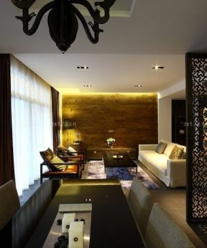 最新105平米家装房屋屏风隔断设计效果图片欣赏