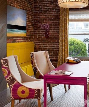 2025家装两层别墅室内书房装饰设计效果图