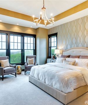 2025温馨山区别墅卧室设计装修图片