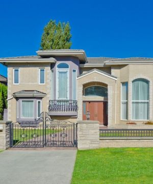 别墅围墙大门图片大全2025