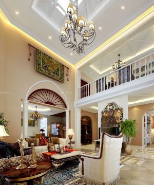 2025最新农村通用建房小别墅客厅吊顶设计效果图片