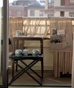 法式浪漫设计风格阳台最新装修效果图大全