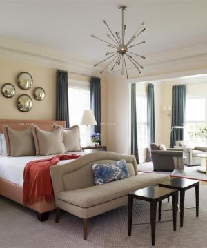 简约一层乡村别墅卧室设最新计样板图大全