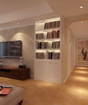 2025走廊玄关白色踢脚线装修图片