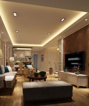 小户型室内客厅电视墙装修效果图大全2025图片