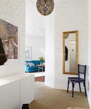 140平米四室两厅两卫走廊玄关装修效果图