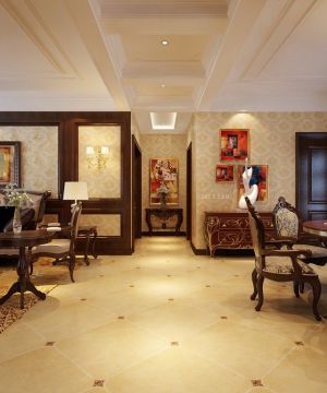 2025客厅过道吊顶设计装修效果图片