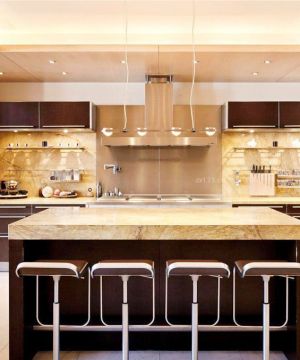 敞开式厨房吊顶设计效果图2025款