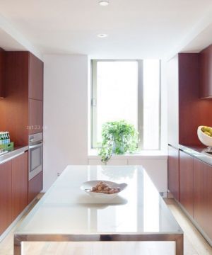 敞开式厨房橱柜设计效果图2025款