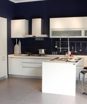 现代敞开式厨房设计效果图2025款