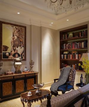卧室书柜装修设计效果图片