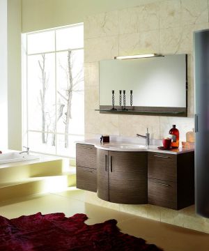 家庭卫生间整体浴室柜装修效果图大全2025图片