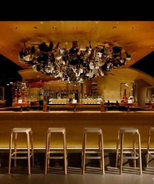 酒吧吊顶装饰装修效果图2025图片
