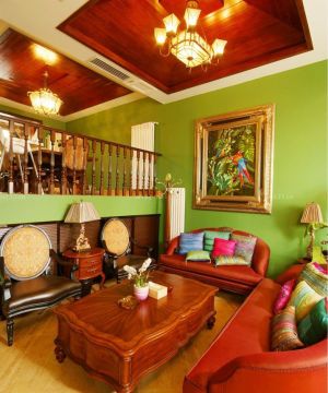 客厅2025真皮沙发装修效果图片大全