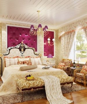 2025欧式最新印花窗帘装修效果图片