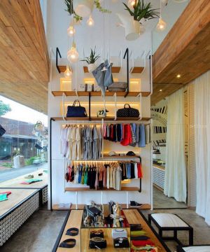 2025服装店装修壁纸效果图片