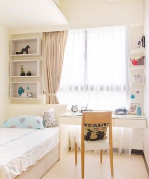 2025最新飘窗改书桌装修设计效果图片