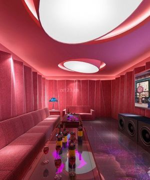 2025最新ktv圆形吊顶装修效果图