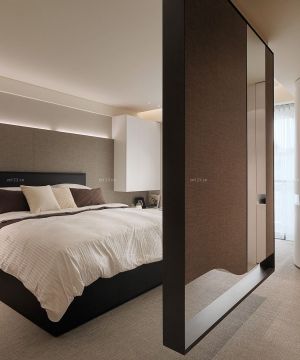 禅意主卧室隔断装修效果图大全2025图片