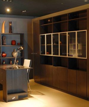 普通房子简中博古架装修效果图