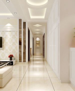 客厅过道吊顶造型装修效果图大全2025图片