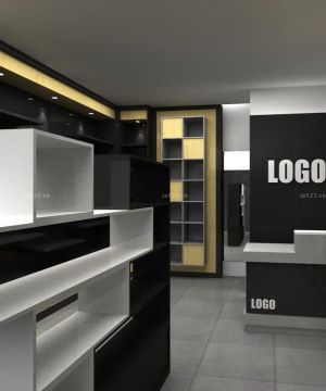 鞋店鞋柜设计效果图大全