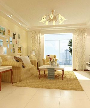 农村小户型房屋大厅设计装修效果图