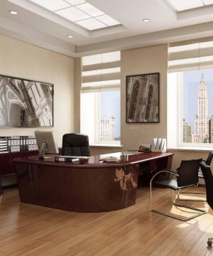 简约公司背景墙洛可可壁纸效果图