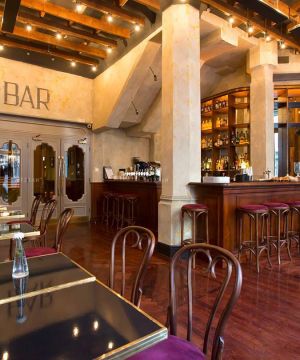 2025复古乡村酒吧装修实景图