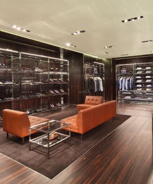 2025个性鞋店鞋架装修效果图