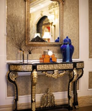 洛可可风格家居玄关装修效果图